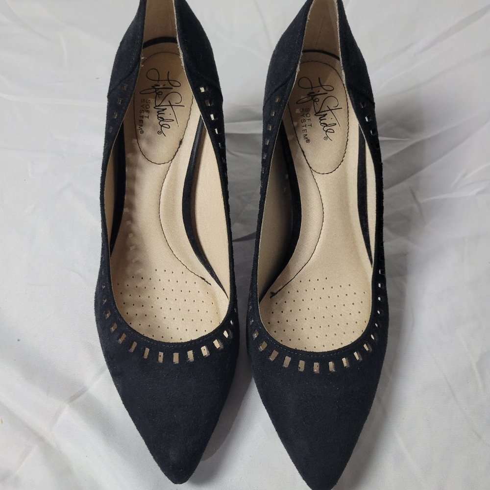 Life Stride Black Heels - Size 7.5